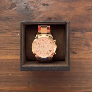 Michael Kors Rose Gold Watch w/ extra links